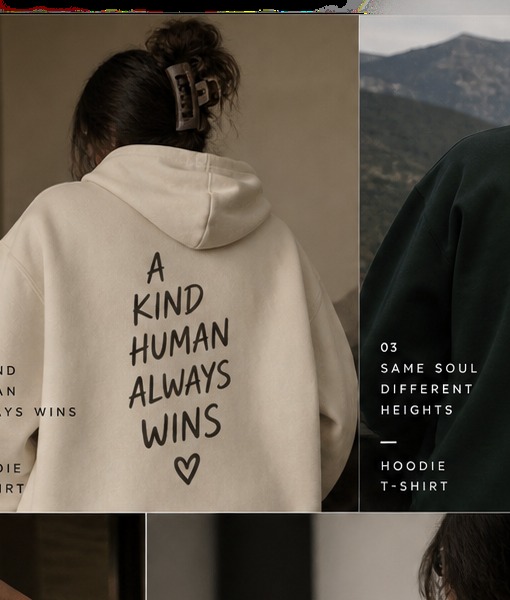 A Kind Human Always Wins design