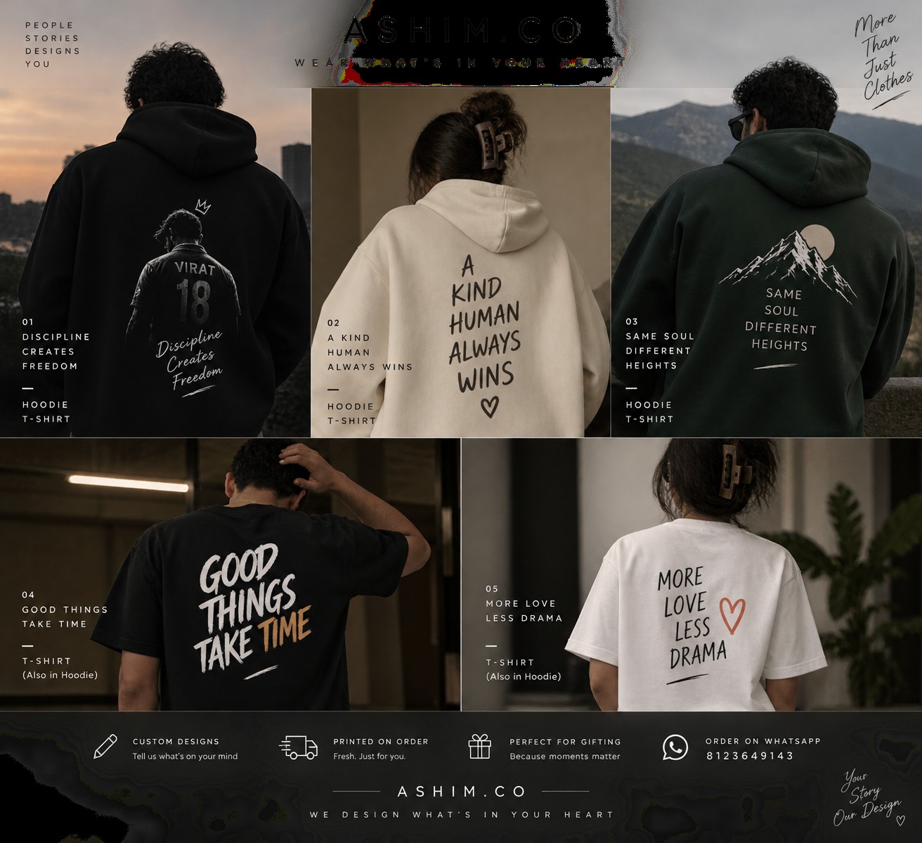 ASHIM.CO collection campaign